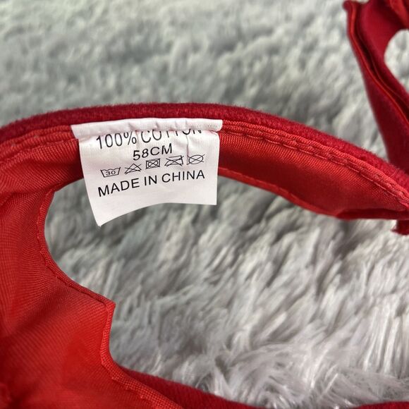 Tampa Bay Buccaneers Visor Red Adjustable Strapback Bucs NFL Football SGA - Picture 8 of 8